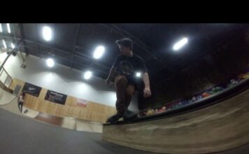 Egor Loginov and Dima Makrushin in Rotterdam’s Skateland Skatepark